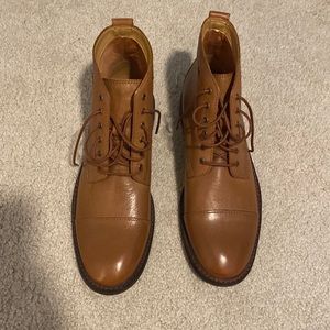 Clarks Brown Leather Boots size 12